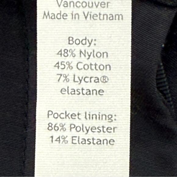 Lululemon This Instant Short Black Tailored Water Repellent Tech Shorts Size 6 - Picture 9 of 11